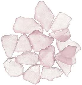 img 2 attached to 💎 Gorgeous Pink Genuine Glass Gems 1lb: Perfect Decorative Stones for DIY Crafts