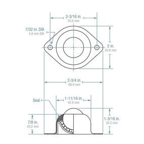 img 2 attached to 🔄 Hudson Bearings Two Hole Transfer Diameter: Enhanced Solution for Smooth and Efficient Material Transfer