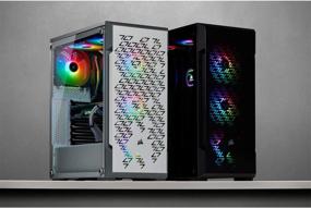 img 3 attached to Corsair iCUE 220T RGB Airflow – смарт-корпус с закаленным стеклом, белый.