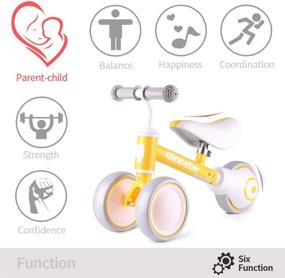 img 2 attached to Allobebe Balance Toddler Bicycle: 🚲 The Ultimate Adjustable Ride for Little Ones