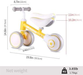 img 1 attached to Allobebe Balance Toddler Bicycle: 🚲 The Ultimate Adjustable Ride for Little Ones