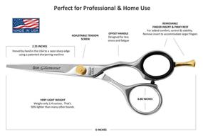 img 3 attached to Got Glamour Hair Cutting Scissors