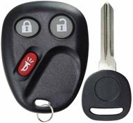 enhanced security with keylessoption lhj011 keyless entry remote car key fob & replacement key logo