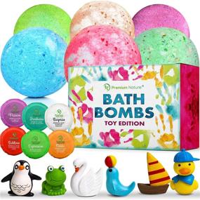 img 4 attached to 🎉 Bath Bombs for Kids - Set of Surprise Inside Bath Bombs | Natural & Organic | Mini Toys Included | Gift Set for Boys, Girls, Toddlers | Bubble Bath Kids