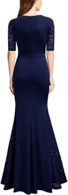 img 1 attached to 👗 FORTRIC Women's Bridesmaid Dresses with Sleeves - Wedding Attire for Women