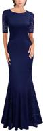 👗 fortric women's bridesmaid dresses with sleeves - wedding attire for women logo