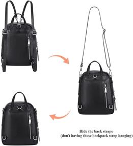 img 1 attached to ALTOSY S54 Black Women's Handbags & Wallets and Fashion Backpacks with Shoulder Straps
