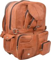 habiller leather vintage backpack 12x15 bp101 logo