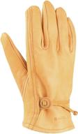 🧤 brown carhartt system driver gloves logo