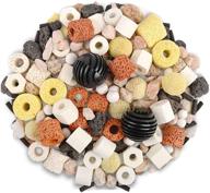 🐠 500g hamiledyi aquarium filter media with bio balls, ceramic rings - ideal biofilter for fish tanks and ponds, mesh bag included logo