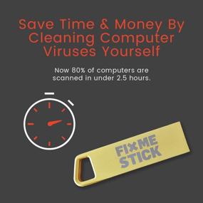 img 1 attached to 🔒 FixMeStick Gold: Powerful Virus Removal Stick for Windows PCs - Unlimited Use on 5 Laptops/Desktops for 2 Years - Enhances Antivirus Protection