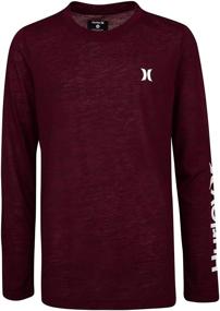 img 3 attached to 👕 Hurley Boys' Long-Sleeve Essential T-Shirt