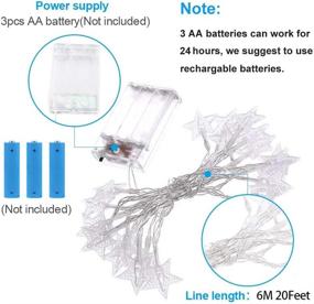 img 1 attached to Батарейное декоративное оформление гирлянд из звездочек – 40 многоцветных мигающих внутренних и наружных светодиодных 🔋 огней – идеальные для детской комнаты, спальни, стены, палатки, свадьбы, феи, дня рождения, праздников, вечеринок, патио.