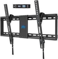📺 mounting dream md2868-lk tv wall mount bracket for 37-70 inch flat screen tv - tilting, low profile, space saving design for 16-24" studs, vesa 600 x 400mm, 132lbs capacity logo