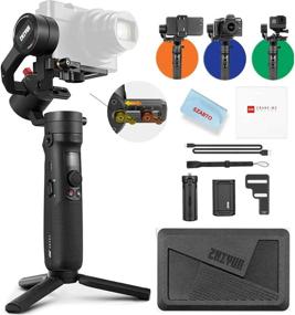 img 4 attached to ZHIYUN Crane M2 3-Axis Gimbal Stabilizer | Легкая бесзеркальная камера, экшн-камера, смартфон | Sony A6000, A6300, A6500, RX100M, GX85 | GoPro Hero 5/6/7, iPhone Xs XR | Управление через WiFi/Bluetooth | Грузоподъемность 720 грамм