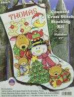 tobin dw5410 making new friends cross stitch kit, 17-inch long, 14 count - perfect for crafting enthusiasts! logo