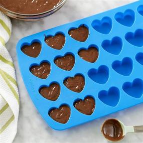 img 3 attached to 🧁 Wilton Easy-Flex Silicone Heart Mold - Versatile 24-Cavity Design for Ice Cubes, Gelatin, Baking, and Candy Creation