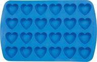 🧁 wilton easy-flex silicone heart mold - versatile 24-cavity design for ice cubes, gelatin, baking, and candy creation logo