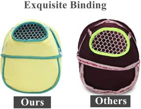 img 2 attached to 🐾 Portable Breathable Small Animal Carrier Bag – Ideal for Hedgehog, Sugar Glider, Squirrel, and Guinea Pig Pets