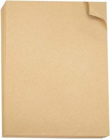 img 4 attached to 📦 Rustic Biodegradable 8.5” x 11” Kraft Paper - 96 Pack for Arts, Crafts, & Office Use