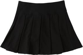 img 3 attached to Bienzoe Girls' Classical Pleated School Uniform Clothing