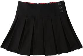 img 4 attached to Bienzoe Girls' Classical Pleated School Uniform Clothing