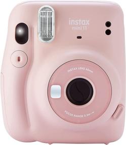 img 3 attached to Fujifilm Instax Mini 11 Blush Pink Instant Camera Plus Case