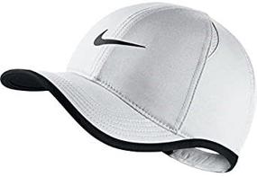 img 1 attached to Легкая молодежная спортивная шапка Nike Aerobill Featherlight 👟 Черные аксессуары для стиля и производительности