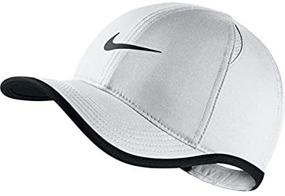 img 4 attached to Lightweight Nike Youth Aerobill Featherlight 👟 Black Boy's Accessories for Performance and Style