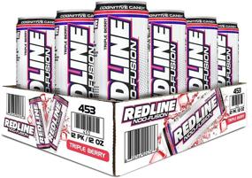 img 1 attached to 🥤 VPX Redline NOO-Fusion - Carbonated Preworkout & Cognitive Enhancing Energy Drink with Caffeine, NOO-Fuel, Super Creatine & Amino Acids - Triple Berry Flavor - 12 x 12 Fl Oz Cans