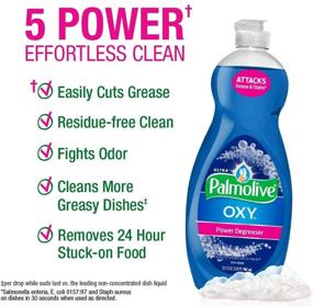 img 1 attached to 🧴 Palmolive Ultra Dish Soap Oxy Power Degreaser, 32.5 Fluid Ounce (Pack of 4)