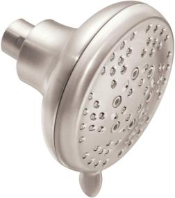 img 3 attached to 🚿 Moen 26500SRN Refresh 4-Inch Five-Function Showerhead: Spot Resist Brushed Nickel - Ultimate Shower Experience!