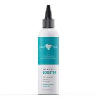 🌿 revitalize hair growth with love this hair & scalp booster - all-natural serum with argan oil, aloe, keratin protein, biotin & caffeine - ph balanced & sulfate free - 4 oz logo