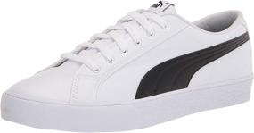 img 4 attached to 👟 PUMA Men's White and Black Sneakers