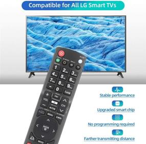 img 1 attached to 📺 Gvirtue Universal Replacement Remote Control for All Major TV Brands: LCD, LED, HD, Smart TVs - AKB72914207 AKB72914003 AKB72914240 AKB72915239 AGF76692608 AKB72915206 AKB72915238(-23+AL)