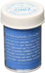 img 1 attached to 🌊 American Crafts Zing! Opaque Embossing Powder 1-Ounce, Wave: Add Dimension and Elegance to Your Crafts