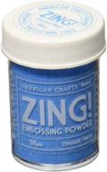 🌊 american crafts zing! opaque embossing powder 1-ounce, wave: add dimension and elegance to your crafts logo