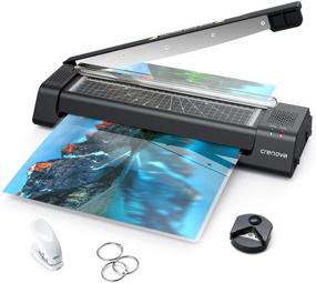 img 4 attached to 📚 Crenova 13-Inch A3 Laminator with Paper Cutter & 40 Laminating Sheets: Ultimate Office Tool for Superior Document Protection