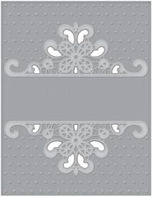 img 3 attached to 🎨 Enhance Your Crafting Projects with the Spellbinders Dotted Lace Cut And Emboss Folder