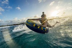 img 1 attached to Airhead Strike: 1-Rider Towable Tube for Enhanced Boating Performance