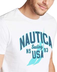 img 2 attached to 👔 Nautica Sleeve Cotton Classic Graphic Men's Clothing: Timeless Style for the Modern Gentleman