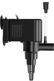 img 4 attached to 🐠 AquaMiracle Aquarium Powerhead Pump: 135 GPH Water Circulating Pump for 10-40 Gallon Aquariums with Aerating Benefits