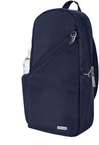img 3 attached to 👜 Travelon Classic Sling Bag - Black Women's Crossbody Handbag & Wallet Combo