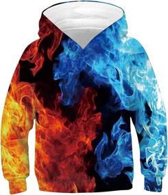 img 4 attached to Hoodies Pullover Lightweight Sweatshirts Graphics Boys' Clothing ~ Fashion Hoodies & Sweatshirts