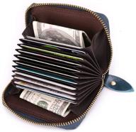 👜 leather ylqp organizer: blocking multiple men's accessories, wallets, card cases & money organizers logo