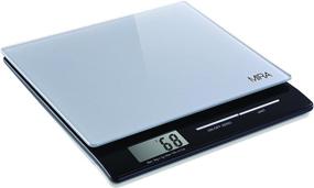 img 4 attached to 🍽️ MIRA Digital Kitchen Food Scale - Easy-to-Use, Portable & Lightweight - Measures Grams, Pounds & Ounces - Sleek Glass Platform Multifunction Scale - Tare Function - 11 lb Capacity