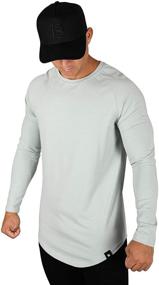img 3 attached to 👕 YoungLA Scooped Raglan Sleeve Men's T-Shirt: Stylish and Active Clothing