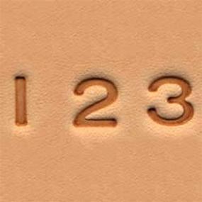 img 1 attached to Tandy Leather 0.25-inch Number Set 4904-00