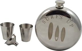 img 2 attached to Surfs Flask Gift Set Decorative