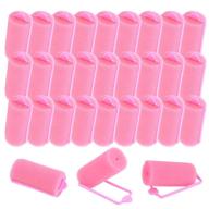 💆 40mm large soft foam hair rollers - 18 piece set for women and kids: ideal hairdressing curlers for easy hair styling logo